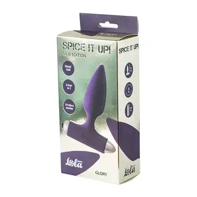 Lola - Vibrating Anal Plug Spice it up New Edition Glory Ultraviolet