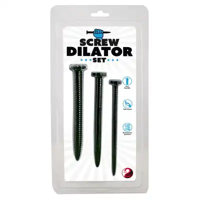 You2Toys -Screw Dilator Se. Zestaw 3 dilatorów w kształcie śrub dla intensywnej stymulacji cewki moczowej