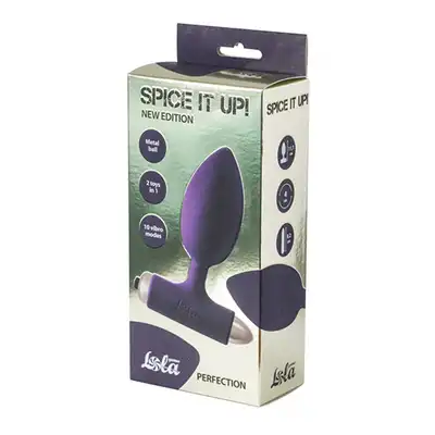 Lola - Vibrating Anal Plug Spice it up New Edition Perfection Ultraviolet