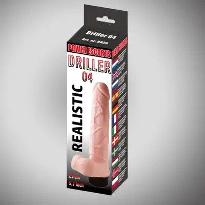Driller 04 flesh 25 cm realistic vibrating