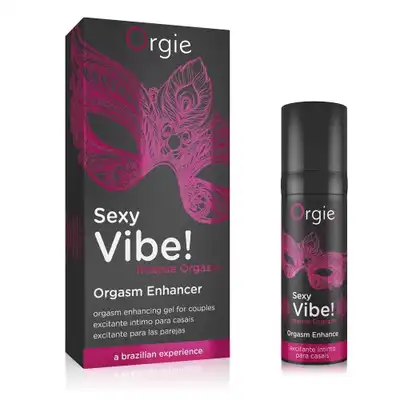 Orgie - Żel-SEXY VIBE!  INTENSE ORGASM - LIQUID VIBRATOR - 15 ML. Rozgrzewająco-chłodzący, super efekt, brazylijska formuła.