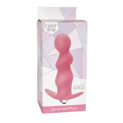 Lola - Plug- Spiral Anal Plug Pink