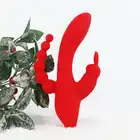 Dream Toys - Red Revolution Hera. Potrójny wibrator. 100% silikon medyczny. 2 silniczki. Stymuluje waginę, punkt G, anus, łechtaczkę jednocześnie.