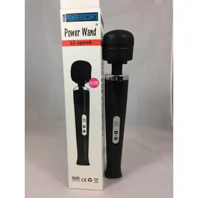Powerwand  black eu plug big size wand massager