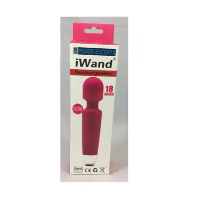 Iwand pink/ purple/ black  rechargeable silicone bodywand massager