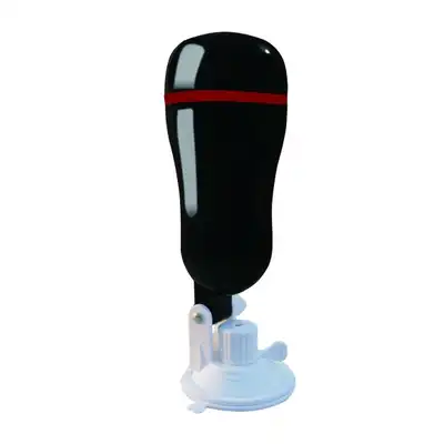 Ox power black masturbator vibrating wallmounting