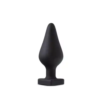Temptasia - Fuck Me Butt Plug Black. Korek analny 100% silikonowy z tłoczonym napisem Fuck Me. Popularny!