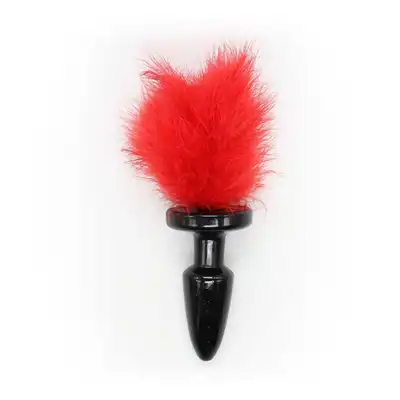 Toyz 4 Lovers - Funny Tail Plug. Silikonowa wtyczka z puszystym ogonkiem. 8 cm długości, 3 cm szerokości. Mega Sale!
