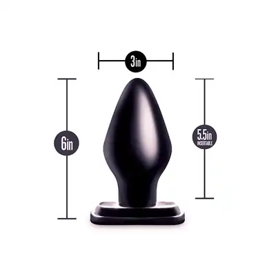 ANAL ADVENTURES XXL PLUG BLACK