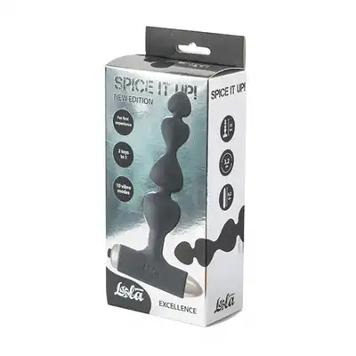Lola - Vibrating Anal Plug Spice it up New Edition Excellence Black