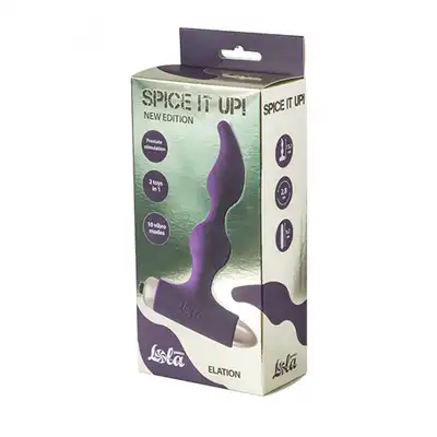 Lola - Vibrating Anal Plug Spice it up New Edition Elation Ultraviolet