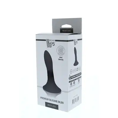 SOLID LOVE PREMIUM DILDO 5INCH, BLACK