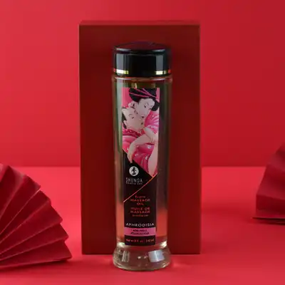 Shunga - Erotic Massage Oil Aphrodisia Roses. Olejek do masażu erotycznego 240 ml o zapachu róży. 