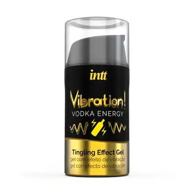 Intt - Vibration! Vodka Energy. Tingling Effect Gel.  Rozgrzewający żel o smaku wódki, wibracje w płynie! Kosmiczne doznania.