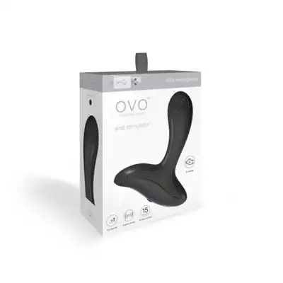 Vibratore anale ovo q1 anal toy black
