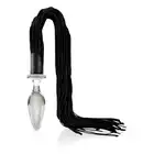 Plug-ICICLES NO 49. Szklany Korek Analny z Ogonem.