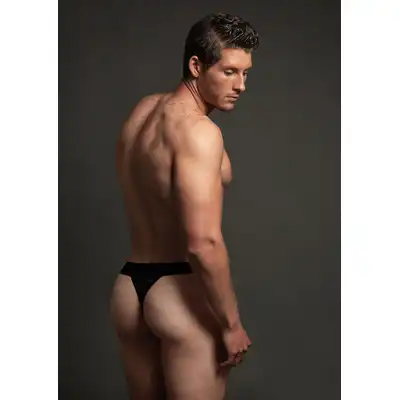 Luca - Men's Lace Thong. Męskie koronkowe stringi, zmysłowy fason dla prawdziwych mężczyzn. 