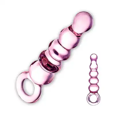 Glas- Quintessence Beaded Glass Anal Slider 