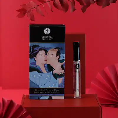 Shunga - Coconut Oral Pleasure Gloss. Smakowity kokosowy błyszczyk do stymulacji oralnej 