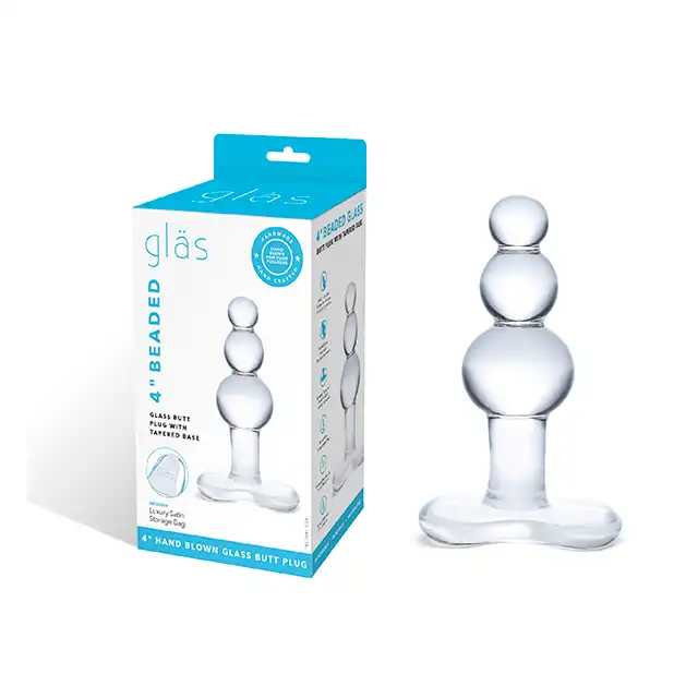 Glas- szklana zatyczka z koralików analnych