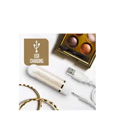 The Collection - Glitzy Deco Gold. Ultrasubtelny mini mocny wibrator na USB. Cichy. 10 rogramów. Limited Edition.