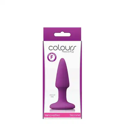 NS Novelties - Colors Pleasures Mini Plug Purple - mini plug analny w fioletowym kolorze. Idealny dla początkujących