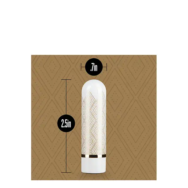 The Collection - Glitzy Deco Gold. Ultrasubtelny mini mocny wibrator na USB. Limited Edition.
