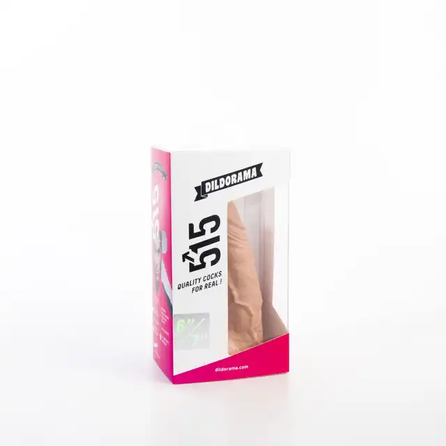 Dildorama - 515 Line 6" &amp; 7" Double Flesh. Podwójne dildo 15,5 cm i 12cm 
