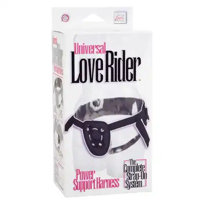 California Exotic Novelties - Universal Love Rider. Czarna uprząż do strapona.