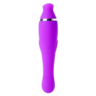 Wibrator-KELLY Purple - 12- vibrating / 8 suction functions USB