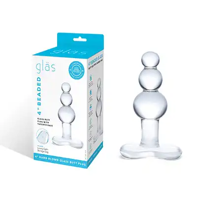 Glas- szklana zatyczka z koralików analnych