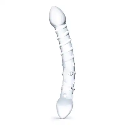 Glas- Double Trouble Glass Dildo 23,5 cm 