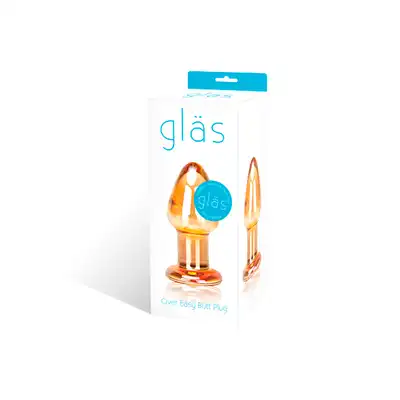 Glass Butt Plug 6,5". Szklana Wtyczka Analna