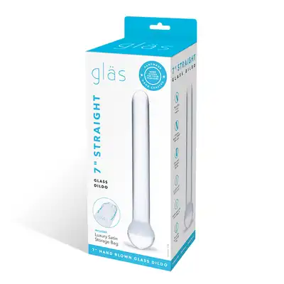  Glas- Straight Glass Dildo 17,1 cm 