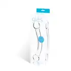 Glass Dildo Curved 7''. Szklane Zakrzywione Dildo do Stymulacji Punktu G