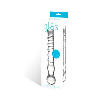 Glas - Joystick szklane dildo 20 cm 