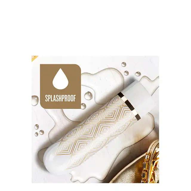 The Collection - Glitzy Deco Gold. Ultrasubtelny mini mocny wibrator na USB. Limited Edition.