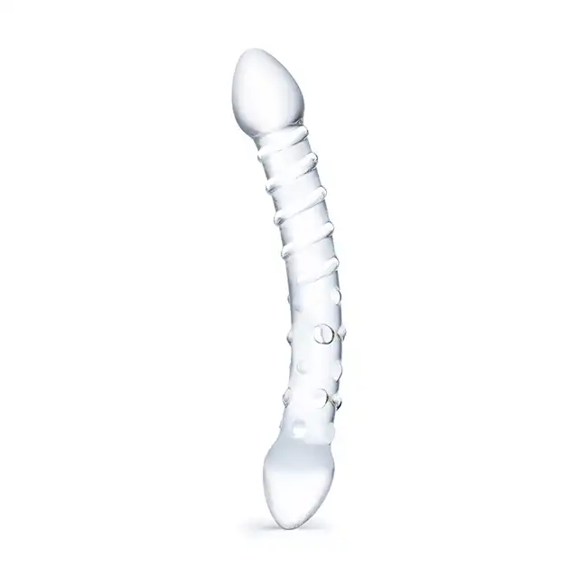 Glas- Double Trouble Glass Dildo 23,5 cm 
