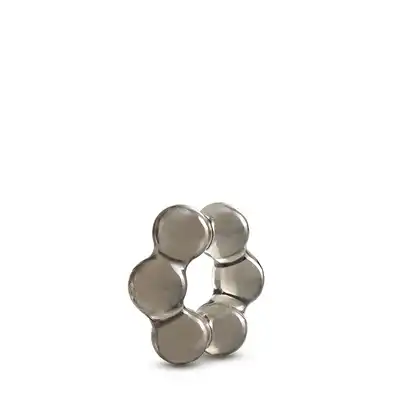 STAY HARD THICK BEAD COCK RING BLACK