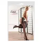 Cotelli Collection - Strumpfhose Ouvert L/XL. Ponętne rajstopy z otwartym krokiem i wycięciami ala pończochy. Czysta uwodzicielskość