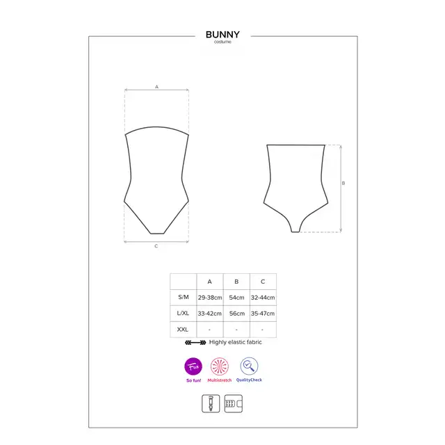 Obsessive- Bunny Kostium L/XL