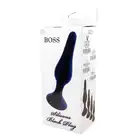 Boss Series - Anal Plug Black S. Wtyczka analna czarna, 100% bezpieczny silikon medyczny