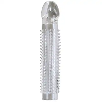 You2Toys - Tailor Made Crystal. Transparentna nakładka na penisa z ekstra wypustkami 
