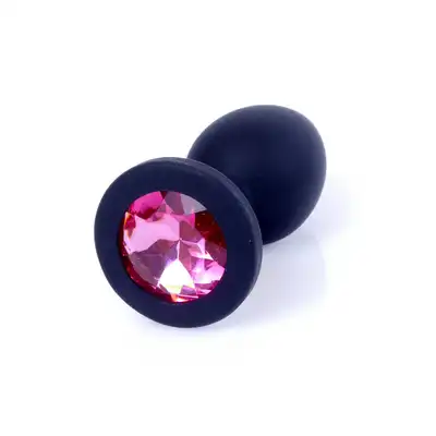 Boss of Toys - Juwellery Plug S. Ekskluzywny ozdobny plug analny z anatomicznym kształtem, który ułatwia aplikację, z różowym diamentem.