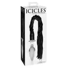 Plug-ICICLES NO 49. Szklany Korek Analny z Ogonem.