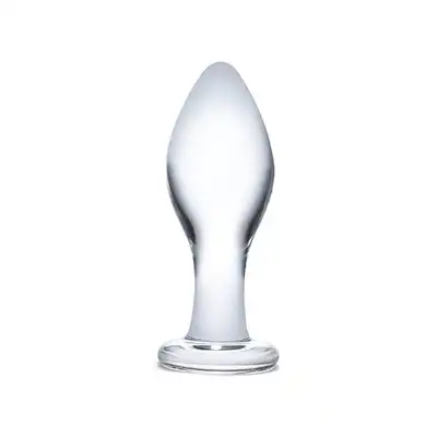 Glas- Classic Butt Plug, szklana zatyczka analna 10,2 cm 
