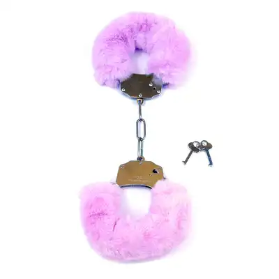 Kajdanki Fetish Boss Series- Furry Cuffs Purple