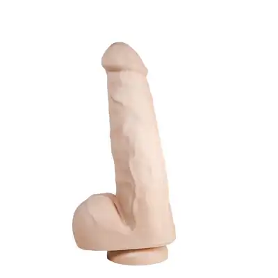 Dildorama - 515 Line 9" Flesh . Realistyczne cieliste dildo. Średnica 5,8 cm