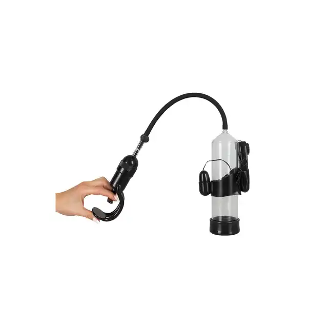 Mister Boner - Vibrating Power Pump. Doskonała dla każdego rozmiaru, wibrująca pompka do penisa. 