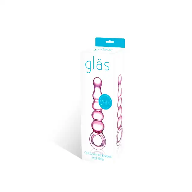 Glas- Quintessence Beaded Glass Anal Slider 